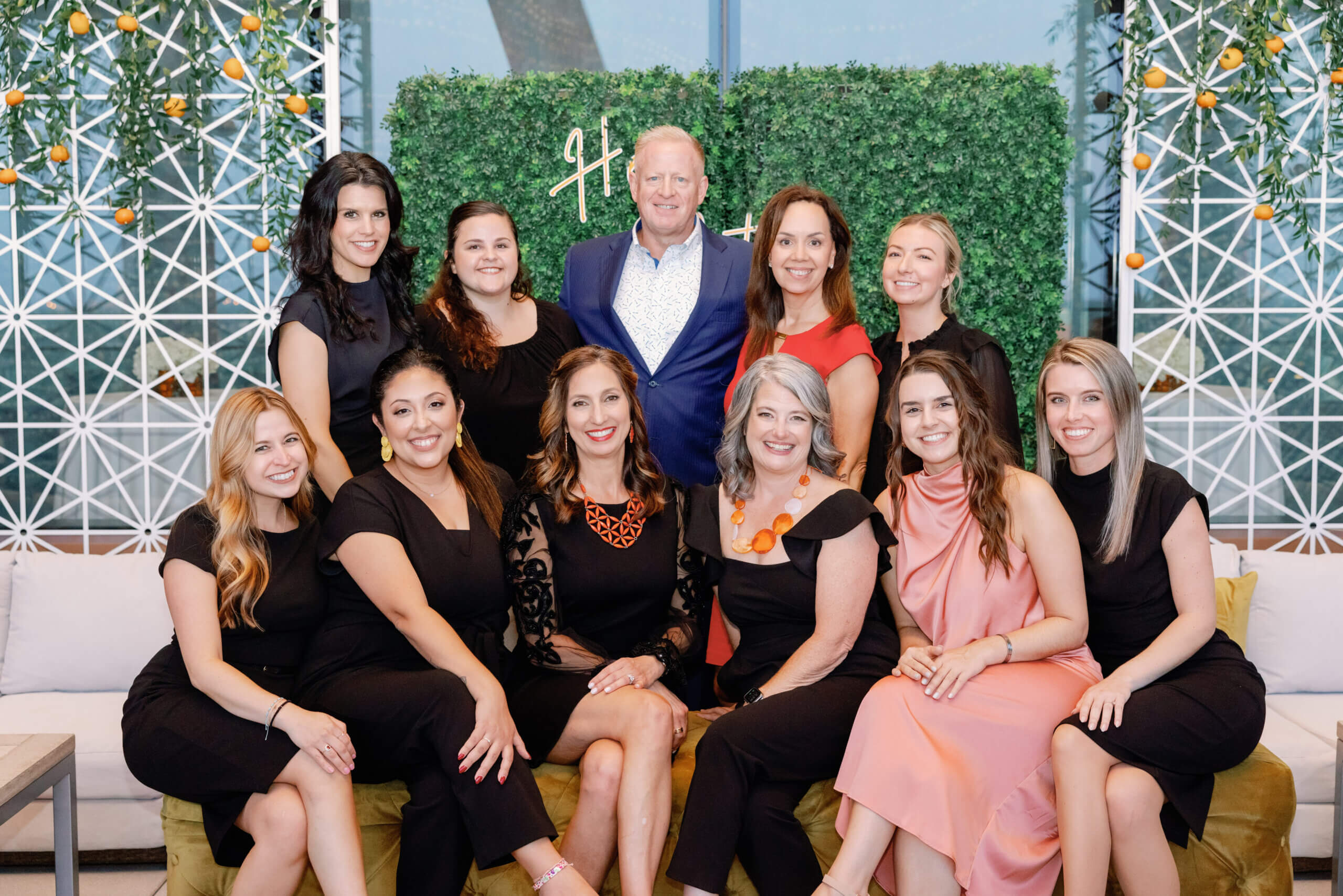 Members of our catering team posing for a group photo.