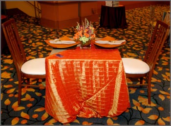 Set Table with Two Chairs