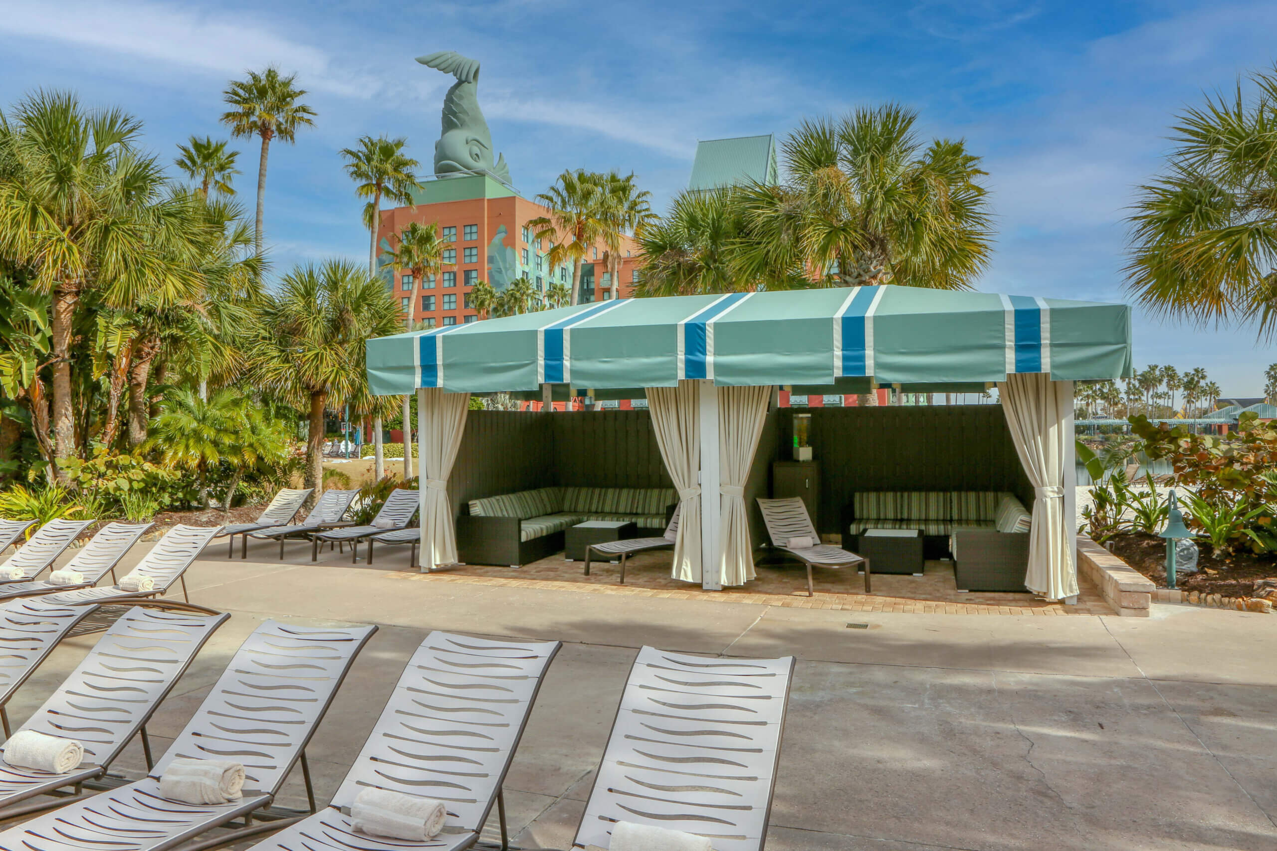 Walt Disney World Swan Pool Cabana