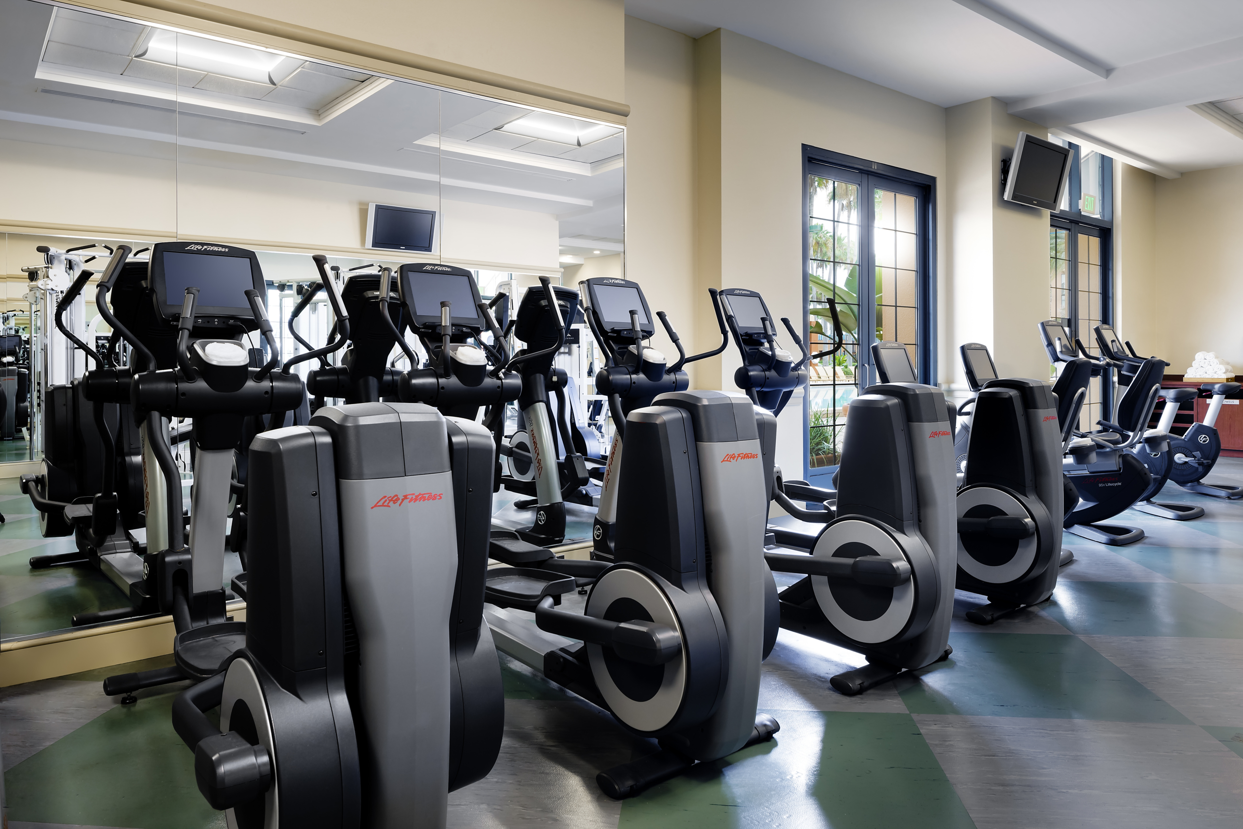Exercise Machines in the Swan Health Club