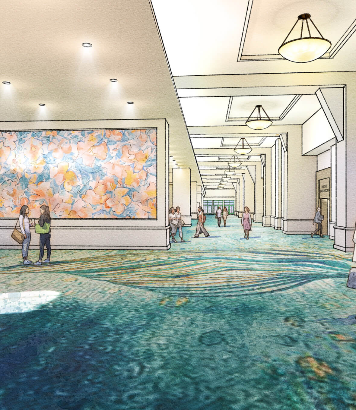 Rendering of the new Dolphin meeting expansion