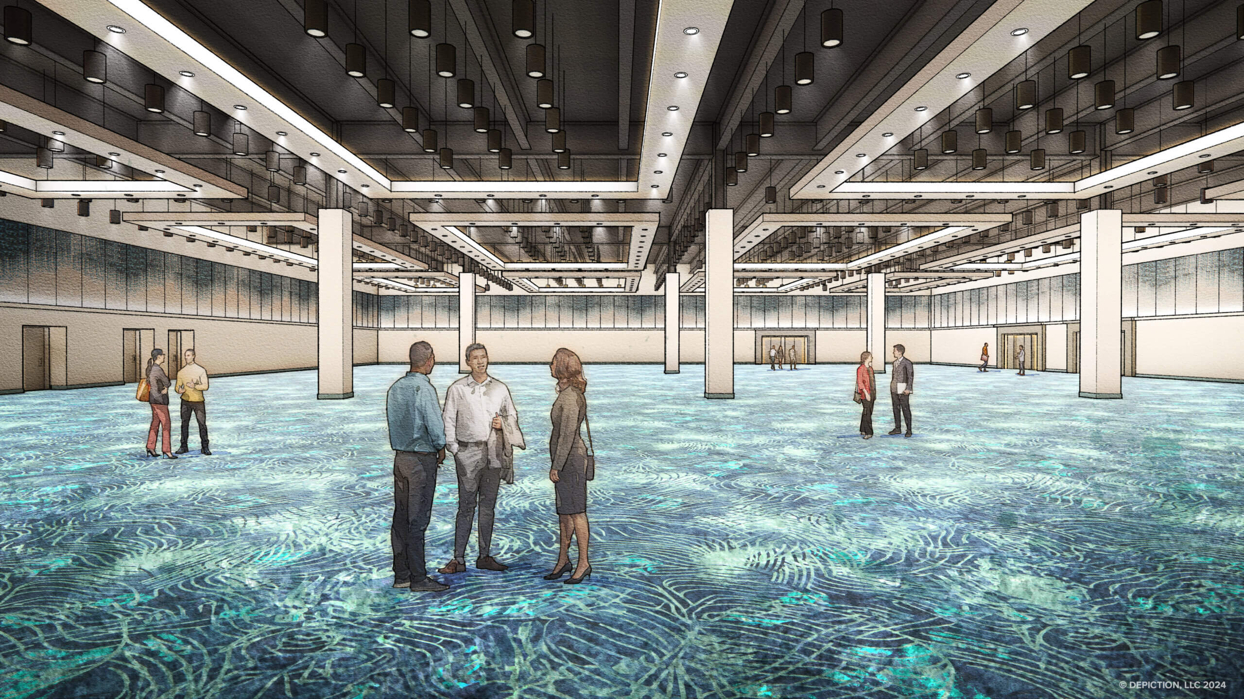 Rendering of the new Dolphin meeting expansion