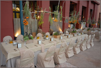 Fall-Smoker Event Tables and Chairs