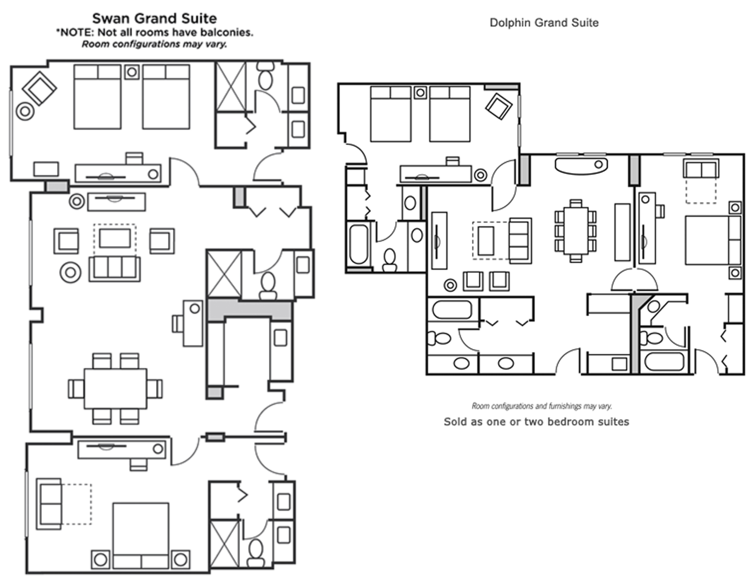 Grand Suite Floor Plans