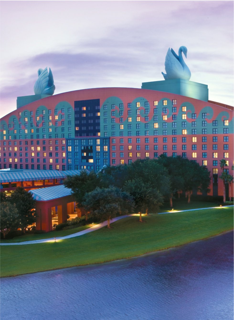 Exterior of Walt Disney World Swan Resort