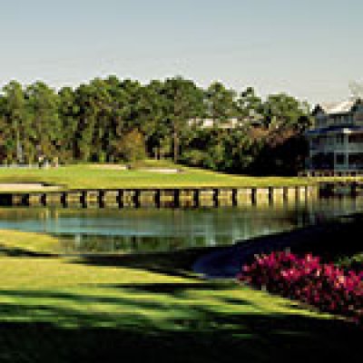 Lake and Greens at Walt Disney World World Championship Golf