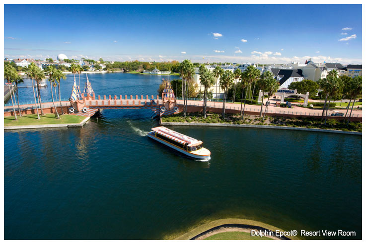 Dolphin Epcot Resort View Room Overlooking the Lake