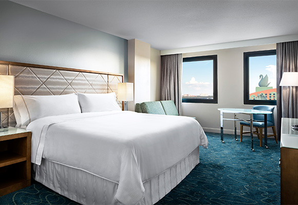 Dolphin Guest Room King with Couch, Desk and Chair