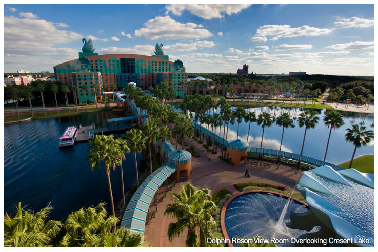 Dolphin Resort View from A Room Overlooking Crescent Lake