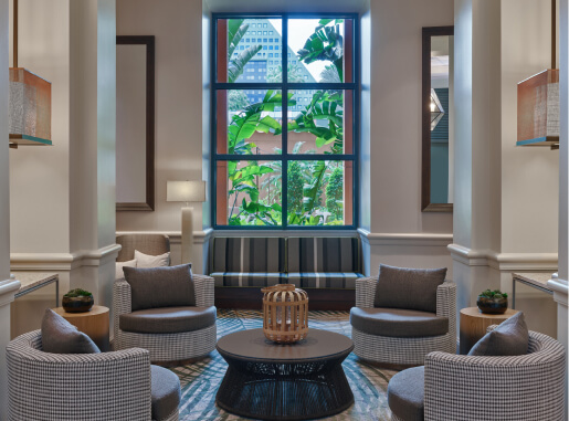 Swan Lobby with Chairs, Tables and Couch