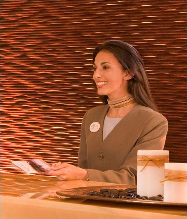 Cast Member at the Front Desk