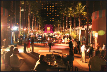 Food and Wine Stands on the Causeway