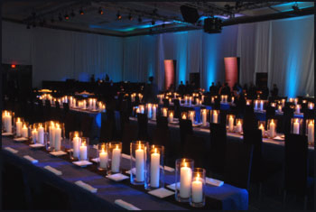 Chairs, Tables and Candles