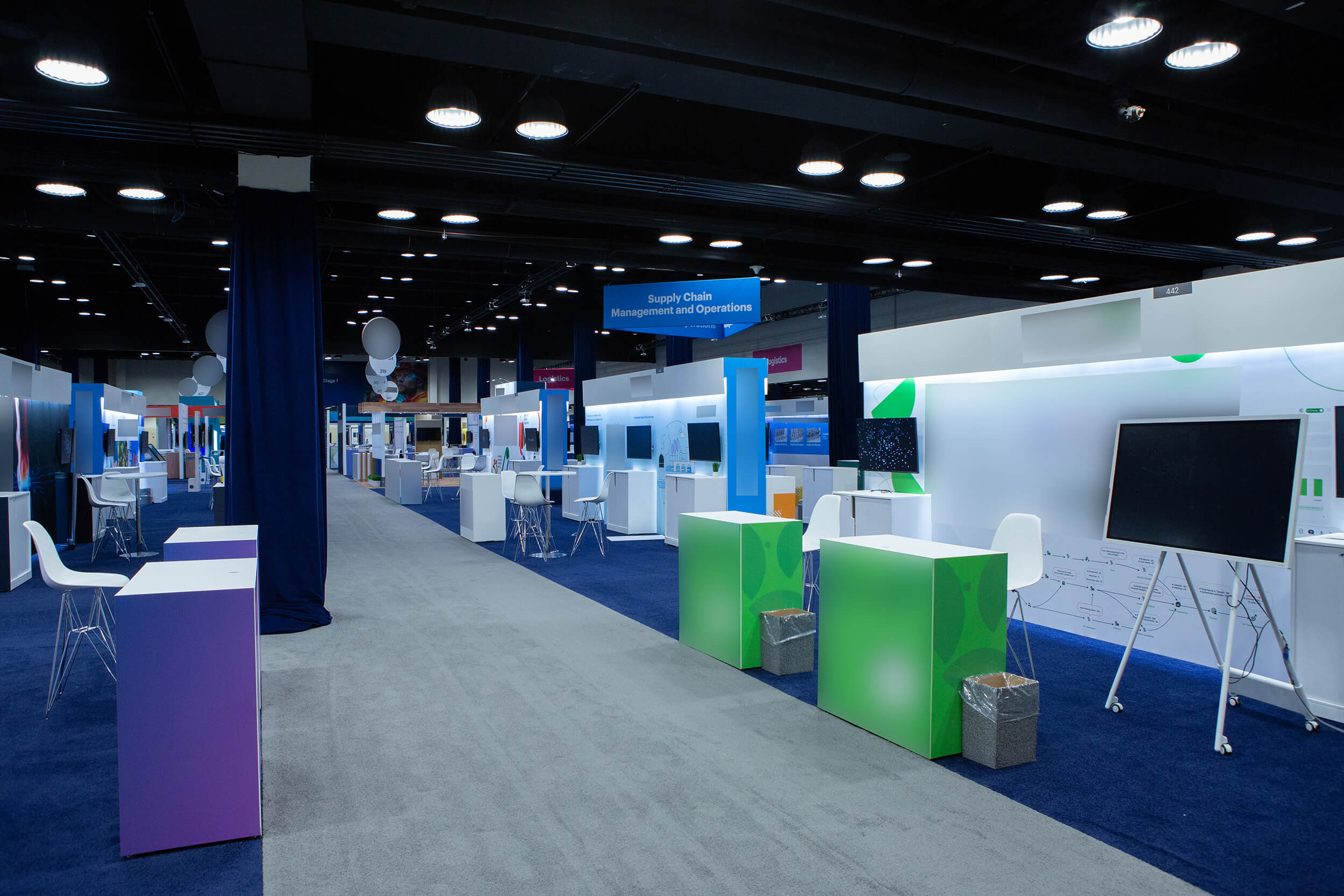 Atlantic Hall with Tradeshow and Exhibits on Display