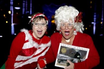 Kandy Kane and Ms. Claus!