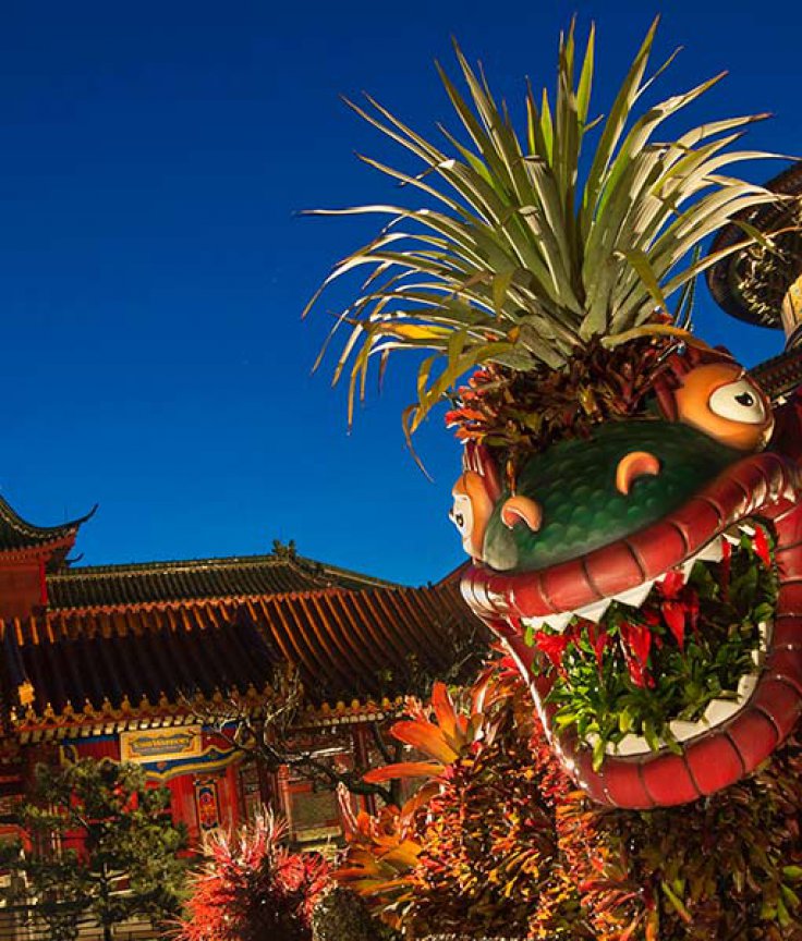 China Pavilion at Epcot at Night